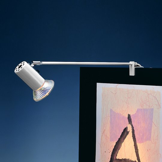 Standardklämlampa GRIP, silver