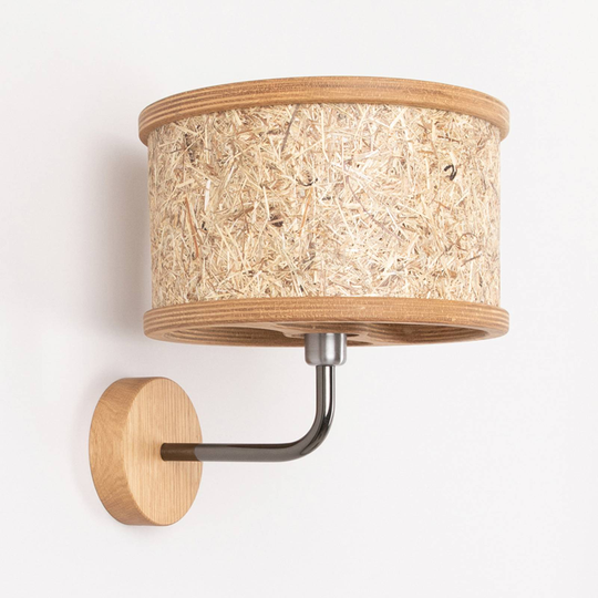 ALMUT 2610 vägglampa Ø 25 cm, hö