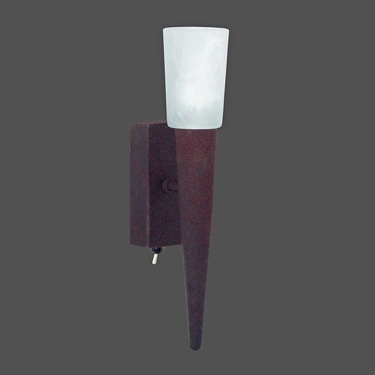 Rustik vägglampa Flame