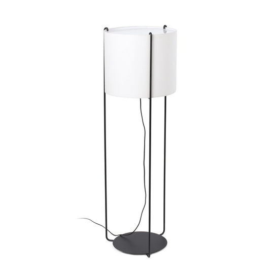 Drum golvlampa (Svart)