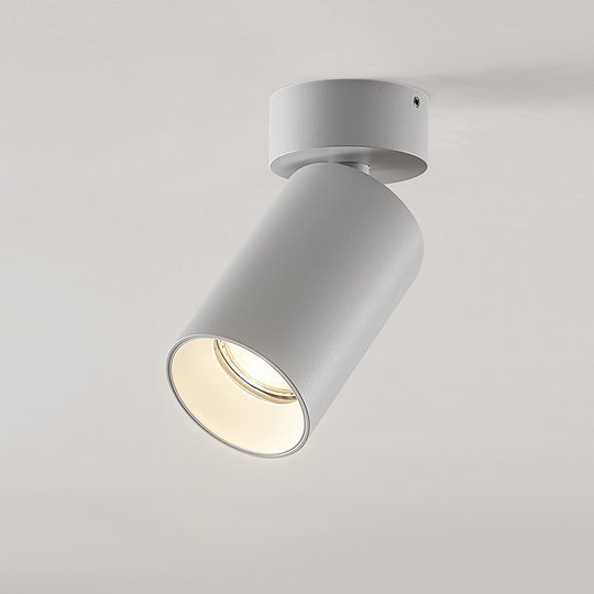 Spotlight Brinja, GU10, vit, 1 lampa, rund