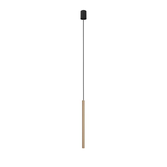 Hänglampa Laser, 1 lampa, mässing, skärm 49 cm