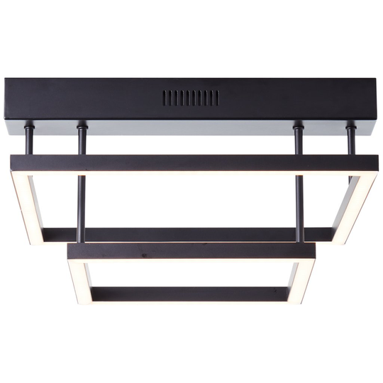 Ranut plafond (Svart)