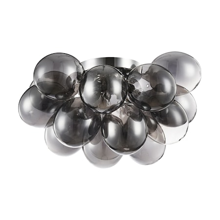 Balbo Taklampa Small Nickel/Rök