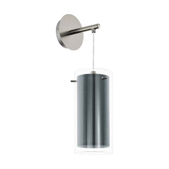 Pinto Textil Vägglampa (Matt nickel)
