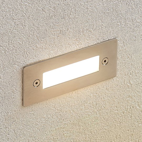 LED-vägginbyggnadslampa Roni, 12 cm