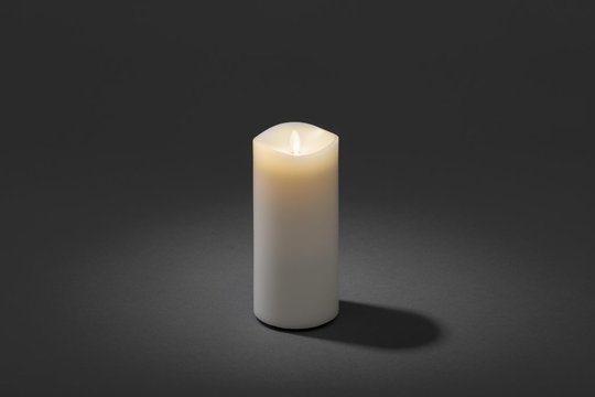 Vaxljus med doft - medium (Vit)