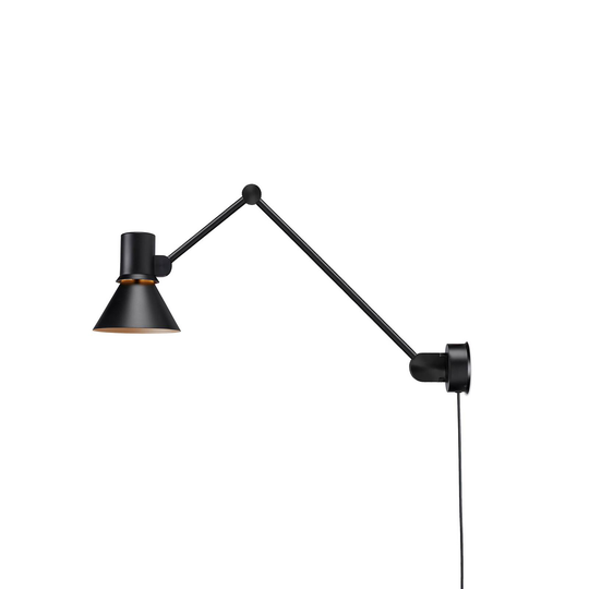 Anglepoise Type 80 W3 vägglampa med kontakt, svart