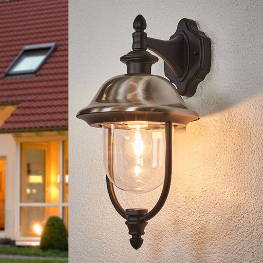 Utomhusvägglampa PARMA tak rostfritt stål hängande