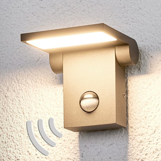 Marius – sensor-utomhusvägglampa med LED-lampor