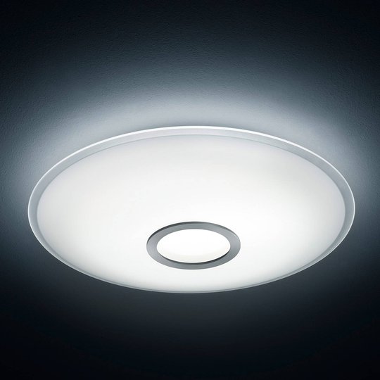 Helestra Nuno - LED-taklampa, nickel