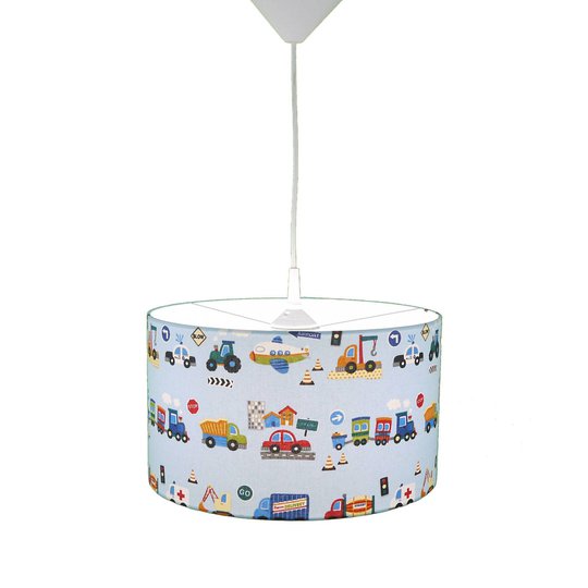 Pendellampa Fordon blå