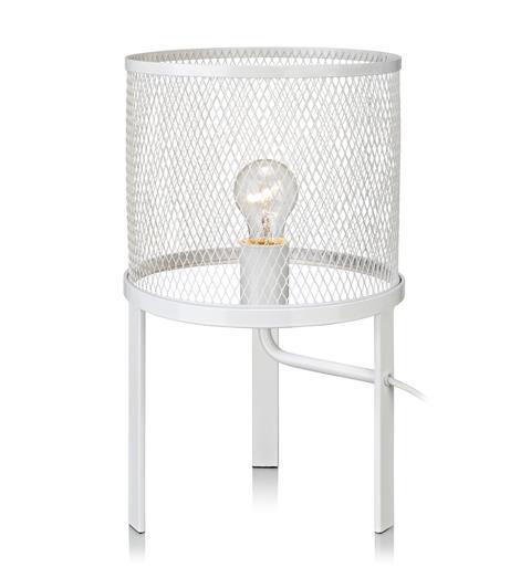 Grid bordlampa (Vit)