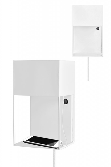 Vägglampa Box (Svart)