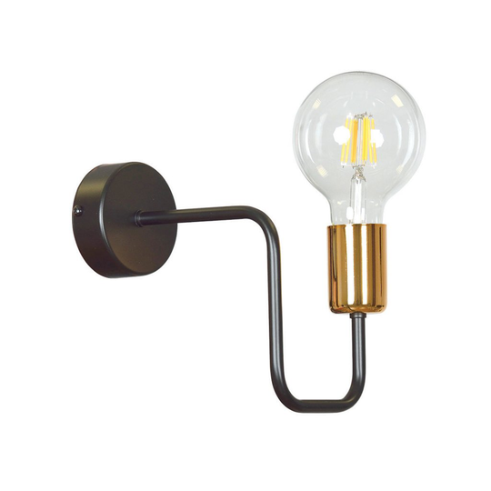 Veken K1 vägglampa (Koppar)