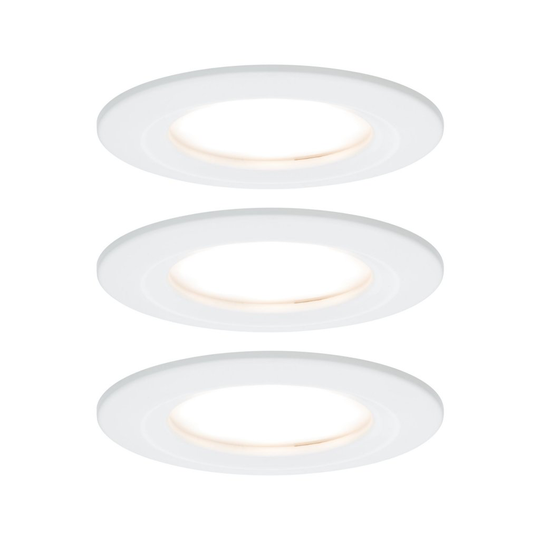 Manilva Led Plaf. D30 Krom/Vit (Krom)