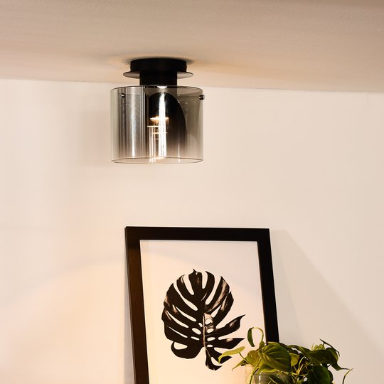LED-taklampa Owino med spegeleffekt