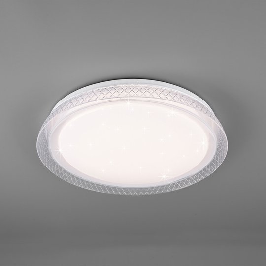 LED-taklampa Heracles, tunable white, Ø 38 cm