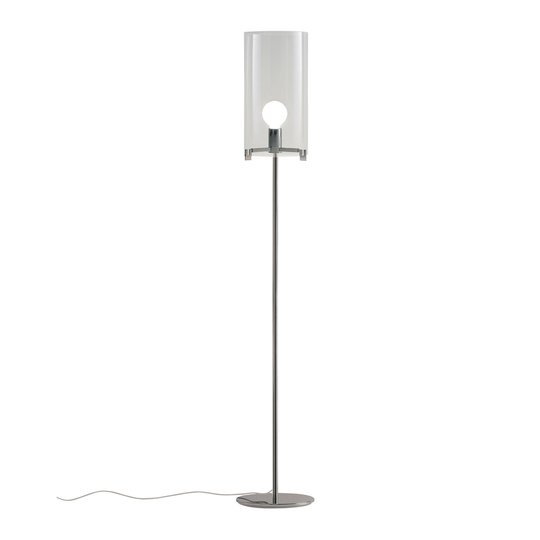 Prandina CPL F1 golvlampa krom, glas transparent