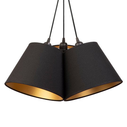 Hänglampa Twiggy, 3 lampor, svart
