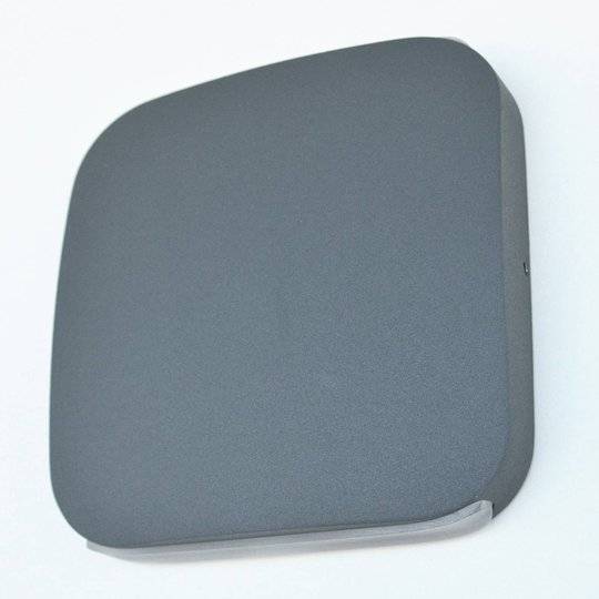 LED-utomhusvägglampa Astuccio, mörkgrå