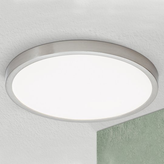 LED-taklampa Vika, rund, matt titan, Ø 30 cm