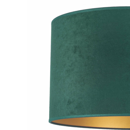 Bordslampa Golden Roller höjd 50 cm mörkgrön/guld