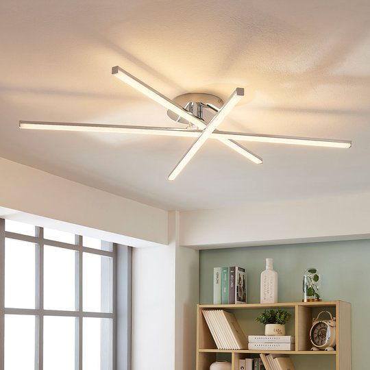 LED-taklampa Korona med 3 ljuskällor, dimmer