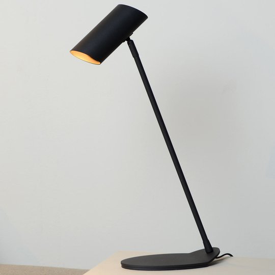 Raffinerad skrivbordslampa Hester, svart