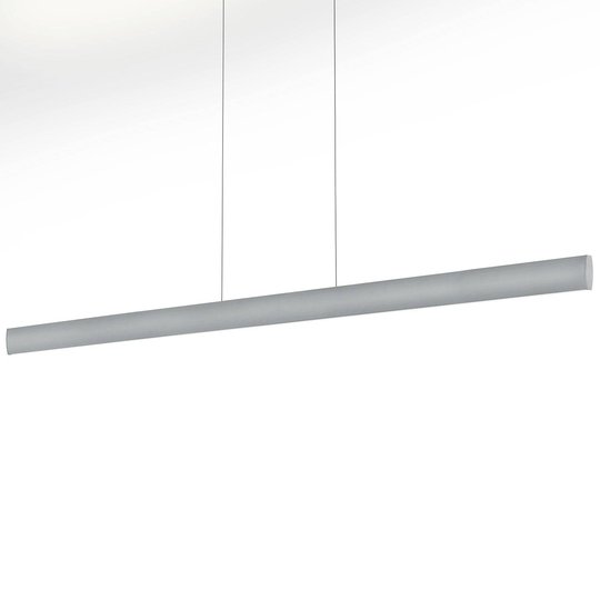 LED-hänglampa Runa, nickel, längd 152 cm