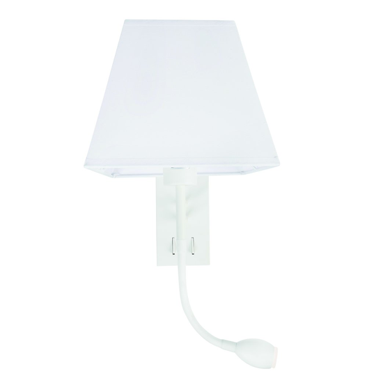 Valencia vägglampa (Vit)