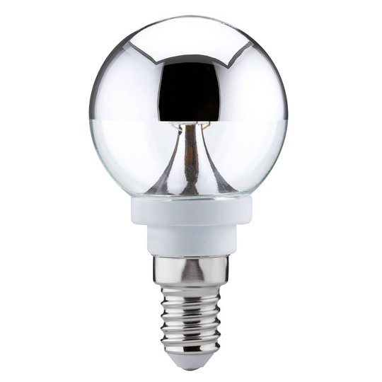 E14 2,5W 827 LED-glob med huvudspegel, varmvit