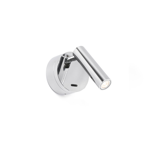 Boc LED vägglampa (Krom)