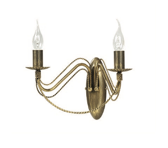 Tori K2 vägglampa (Guld)
