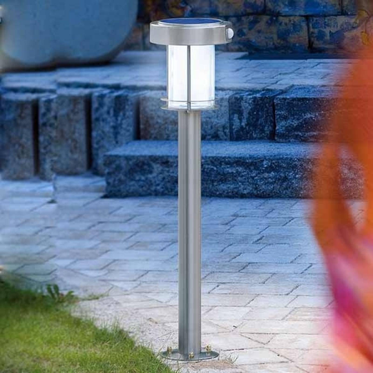 Ancona – LED-solcellslampa av rostfritt stål