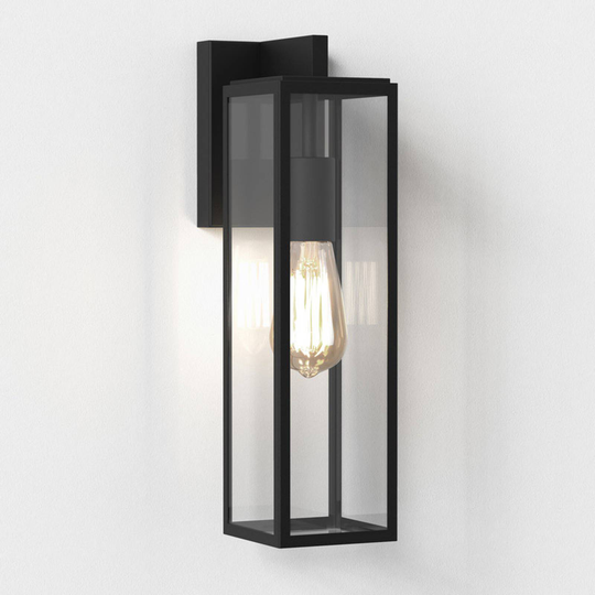 Astro Harvard Lantern utomhusvägglampa, svart