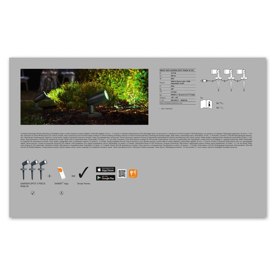 LEDVANCE SMART+ WiFi Garden spot 3-pack set