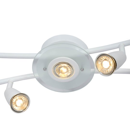 LED-taklampa Bingo 79 cm vit