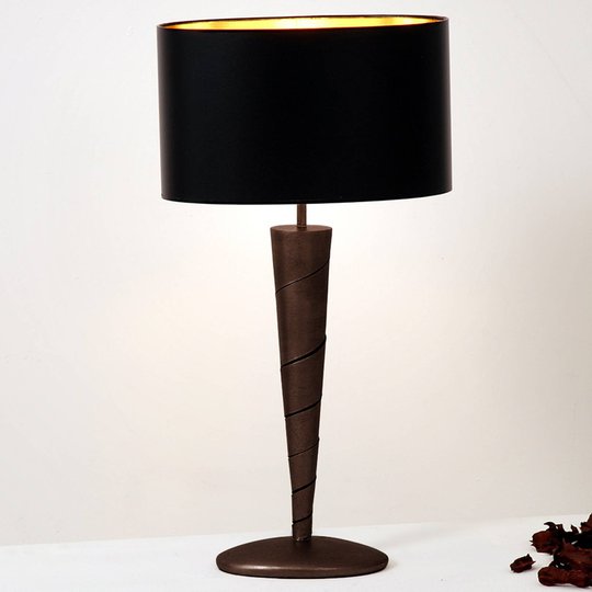 Ädel bordslampa INNOVAZIONE av järn - svart