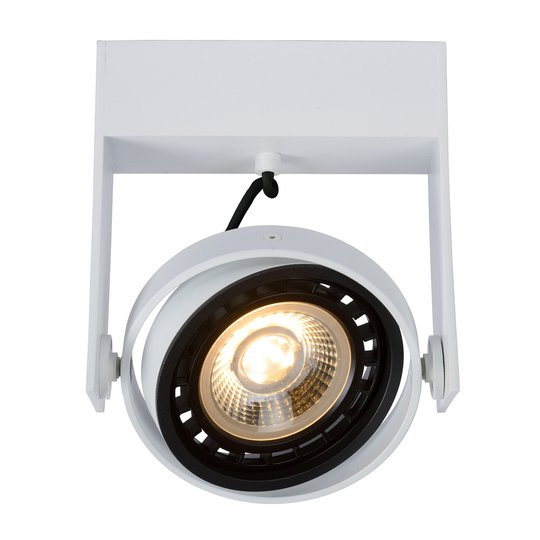 LED-takspotlight Griffon vit, 1 lampa