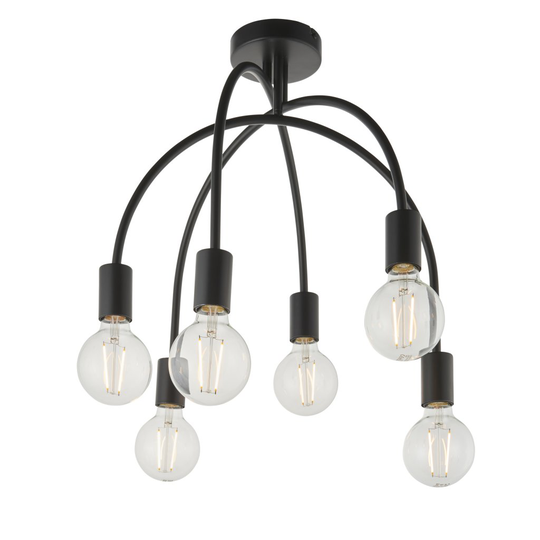 Orazio plafond (Svart)