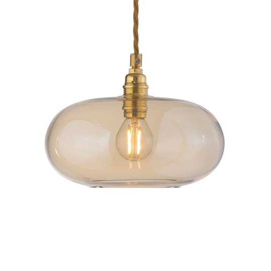 EBB & FLOW Horizon hänglampa guld rökgrå Ø 21 cm
