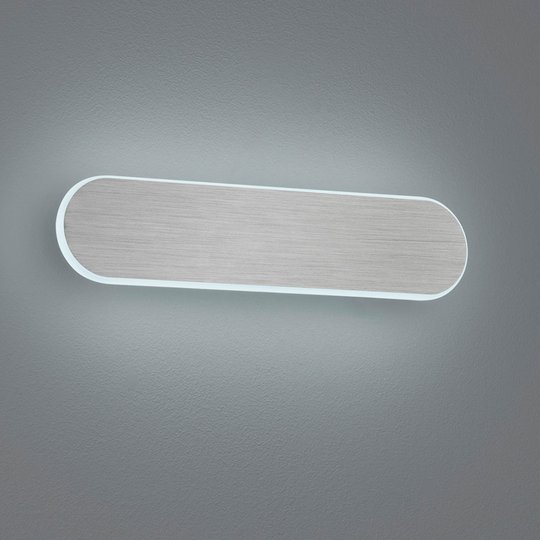 LED-vägglampa Carlo, SwitchDim, 35 cm, nickel matt