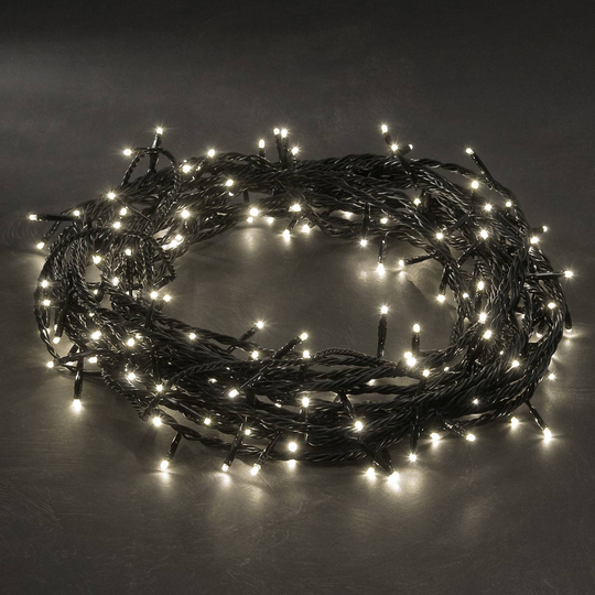 LED-microljusslinga varmvit 180 lampor 17,5m