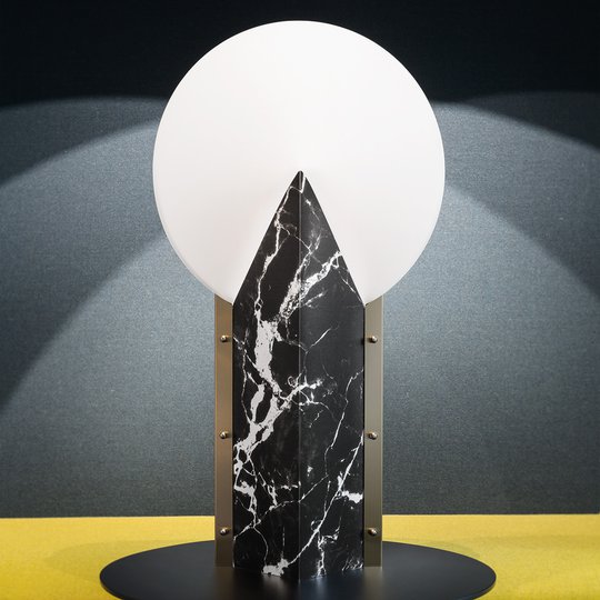 Slamp Moon 25th Anniversary bordslampa svart