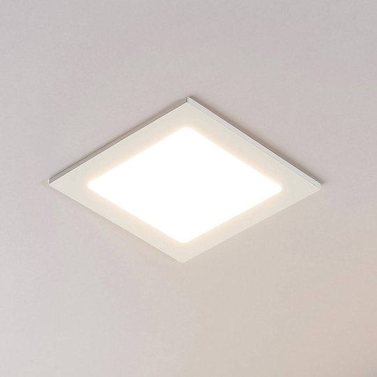LED-inbyggnadsspot Joki vit 3 000 K kantig 17 cm