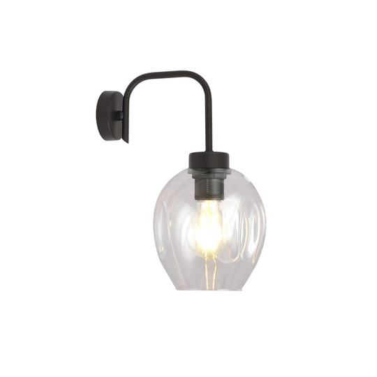 Lukka K1 vägglampa (Transparent)