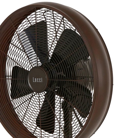 Golvfläkt Breeze 122 cm, rund fot, brons
