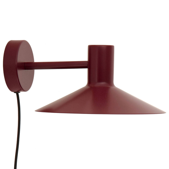 FRANDSEN Minneapolis vägglampa vinröd matt
