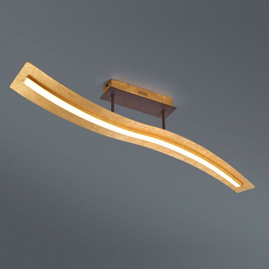 LED-taklampa Salerno, SwitchDim, guld